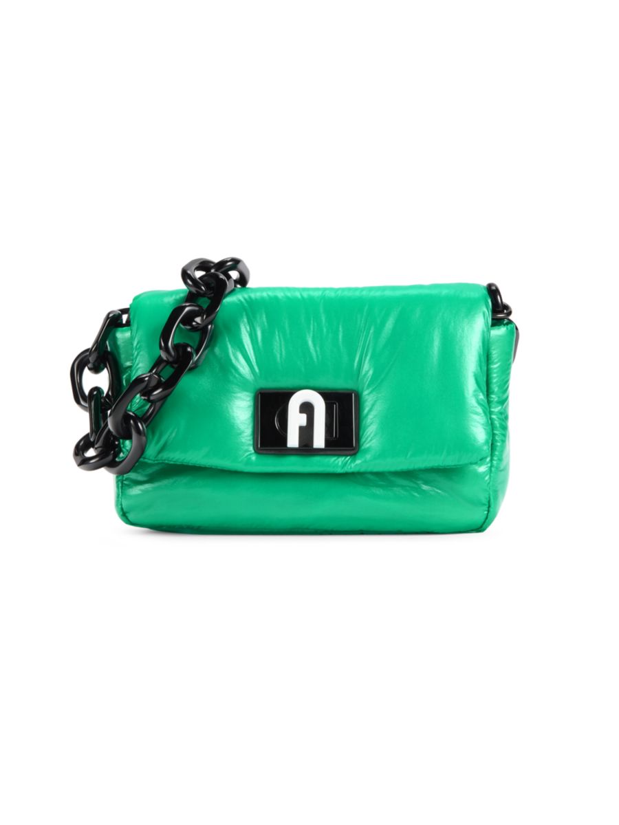

Сумка через плечо Puff Chain Furla, цвет Jolly Green