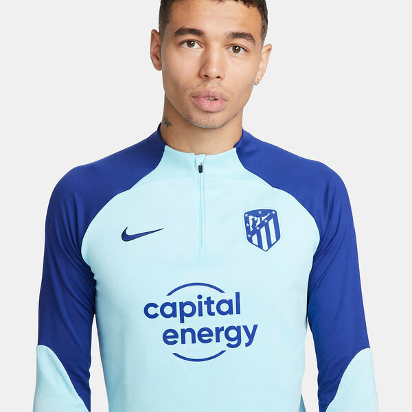 Футболка 22 23 atletico madrid strike training top Nike, синий — фото 2