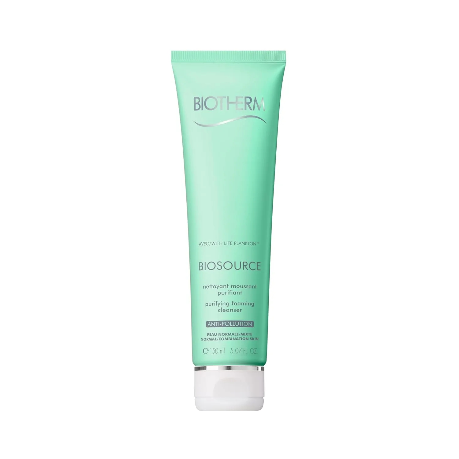 Гель для умывания Biotherm — Очищающая пенка Biosource, тонизирующий и отшелушивающий очищающий гель с, 150 мл