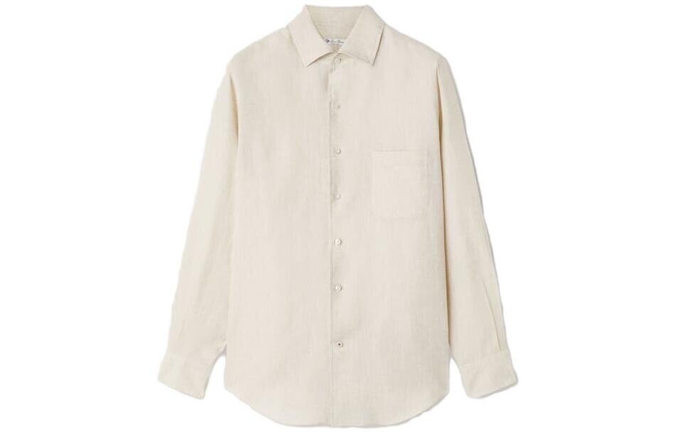 

Рубашка мужская Off White Loro Piana, кремовый