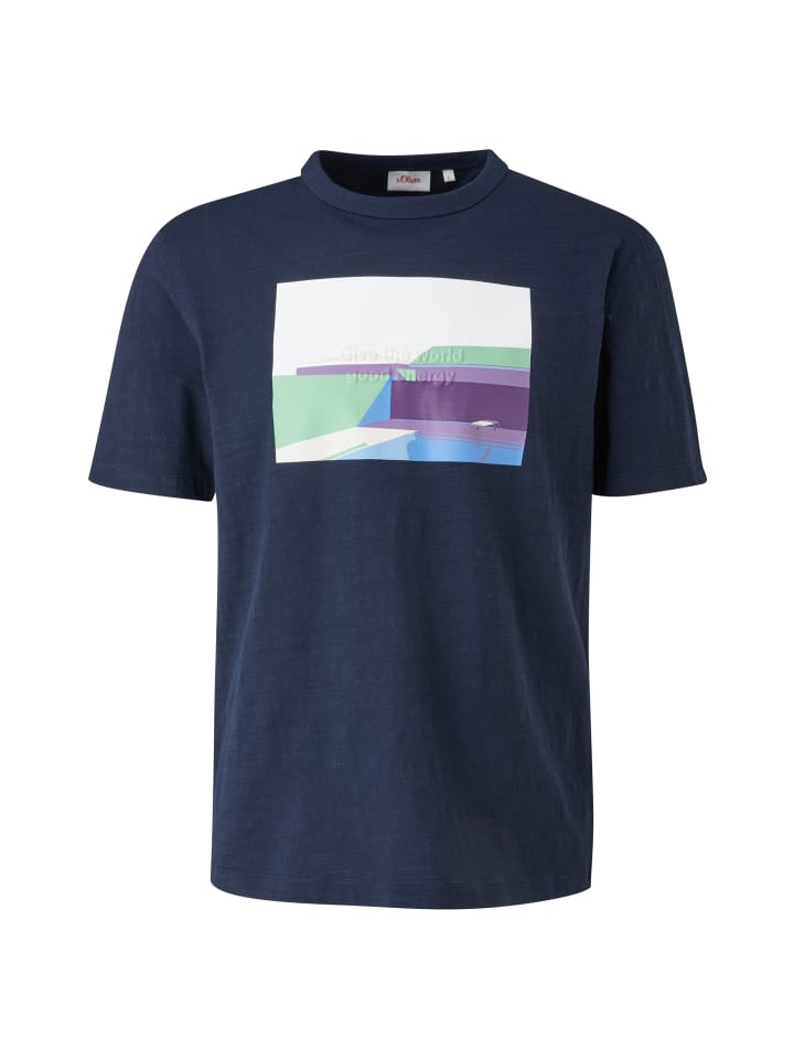 

s.Oliver Футболка цвета 59D0_navy, Синий, s.Oliver Футболка цвета 59D0_navy