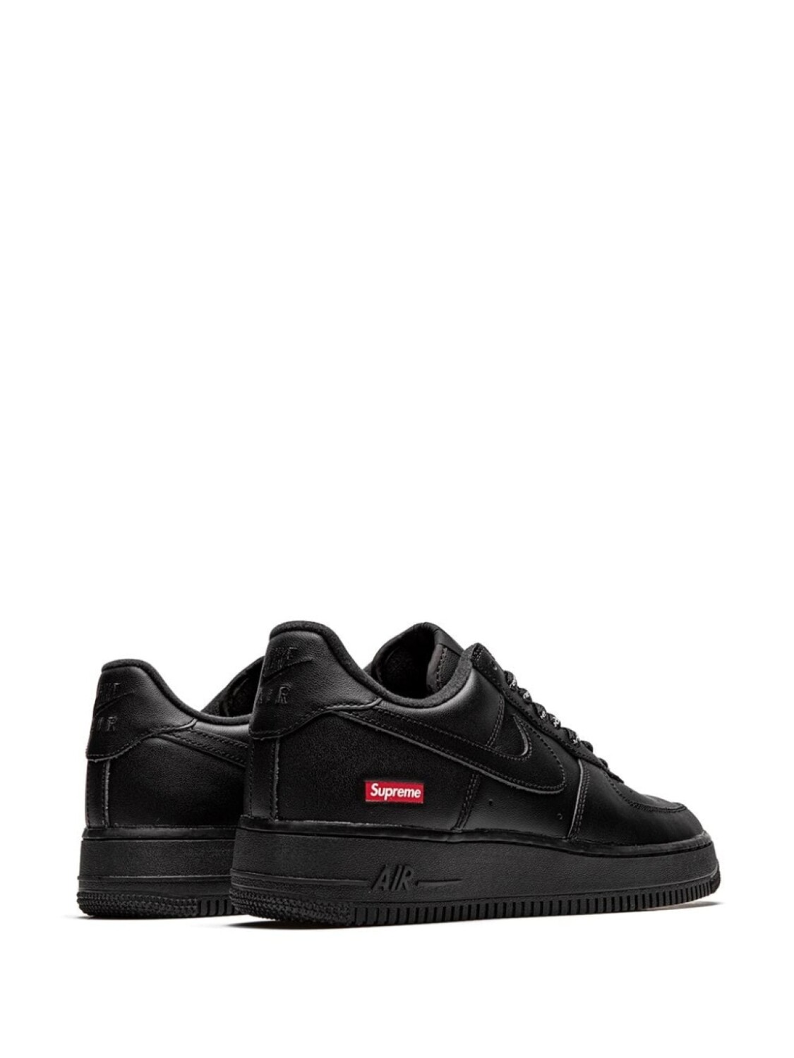 Кроссовки Nike х Supreme Air Force 1 Low Mini Box Logo, черный — фото 3
