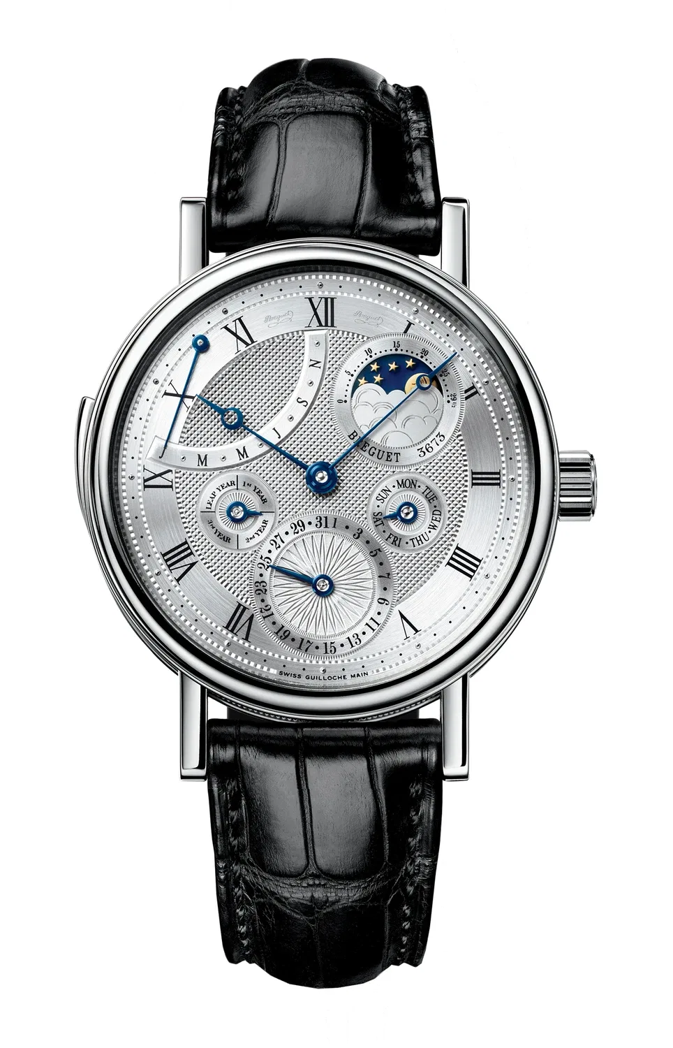 Классик Гранд Компликация Вечный Календарь - 5447BB/1E/9V6 BREGUET, серебряный