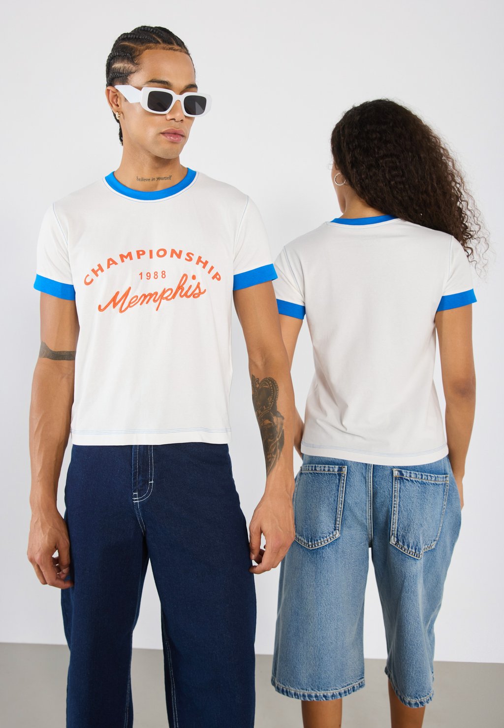 

Футболка с принтом UNISEX YOURTURN, кремовый
