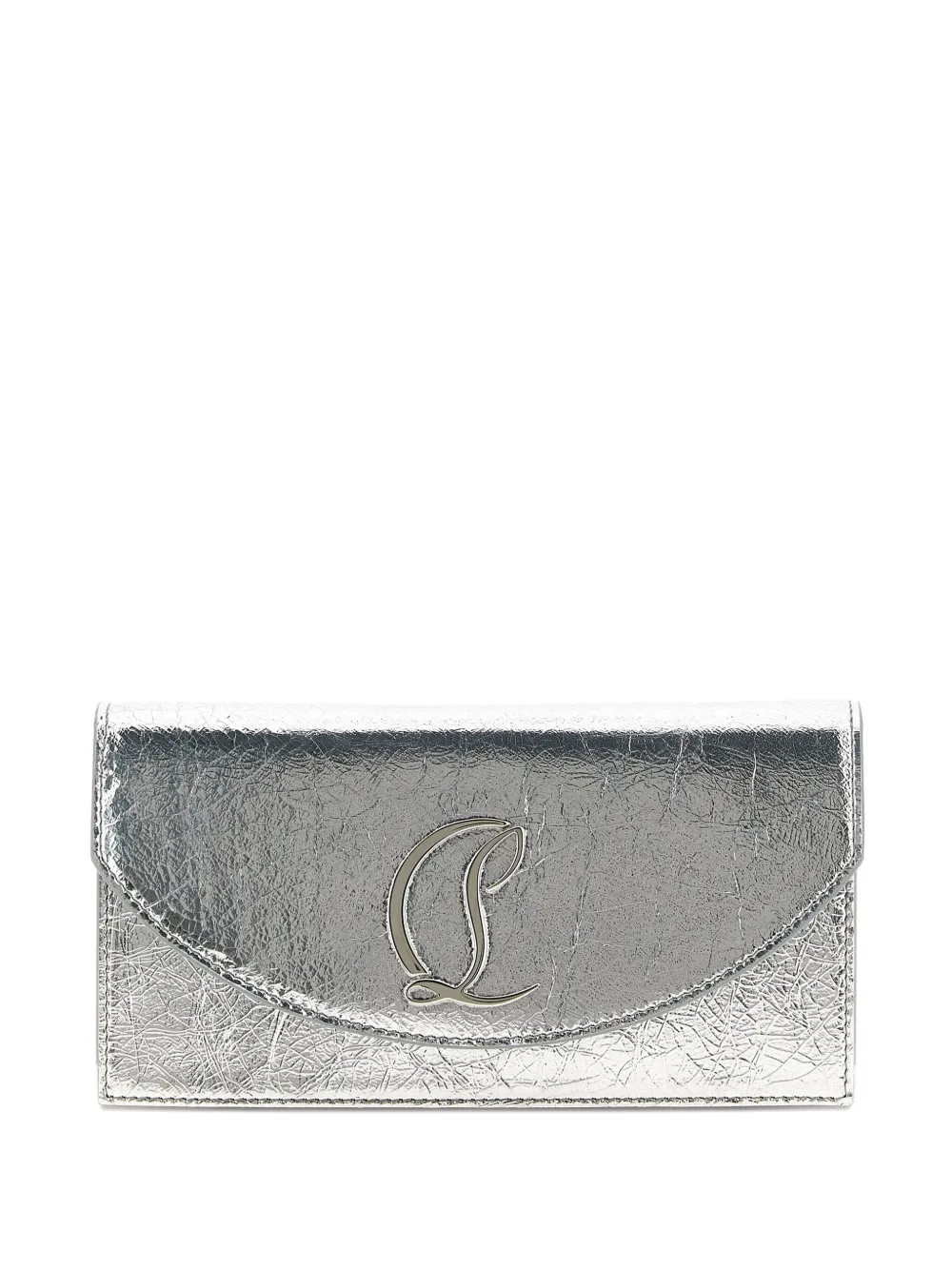 

Клатч Loubi54 Christian Louboutin, серебяный