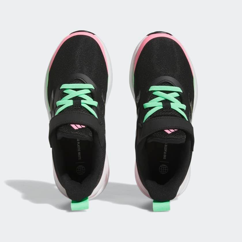 Кроссовки для детей adidas FortaRun с амортизацией Cloudfoam, черный/розовый — фото 3