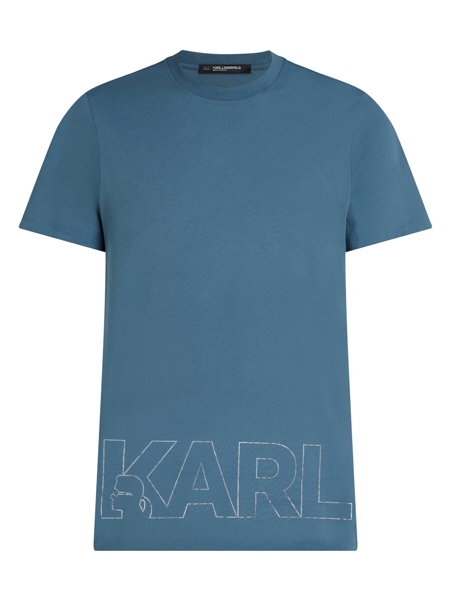 

Классическая футболка Karl Lagerfeld Shirt, синий