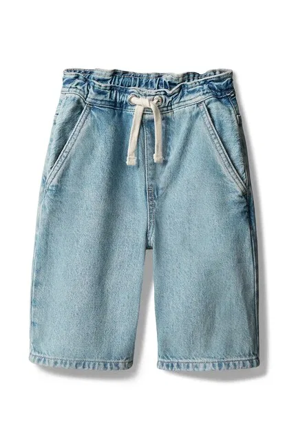 Шорты джинсовые свободные Calvin Klein Jeans, синий — фото 2
