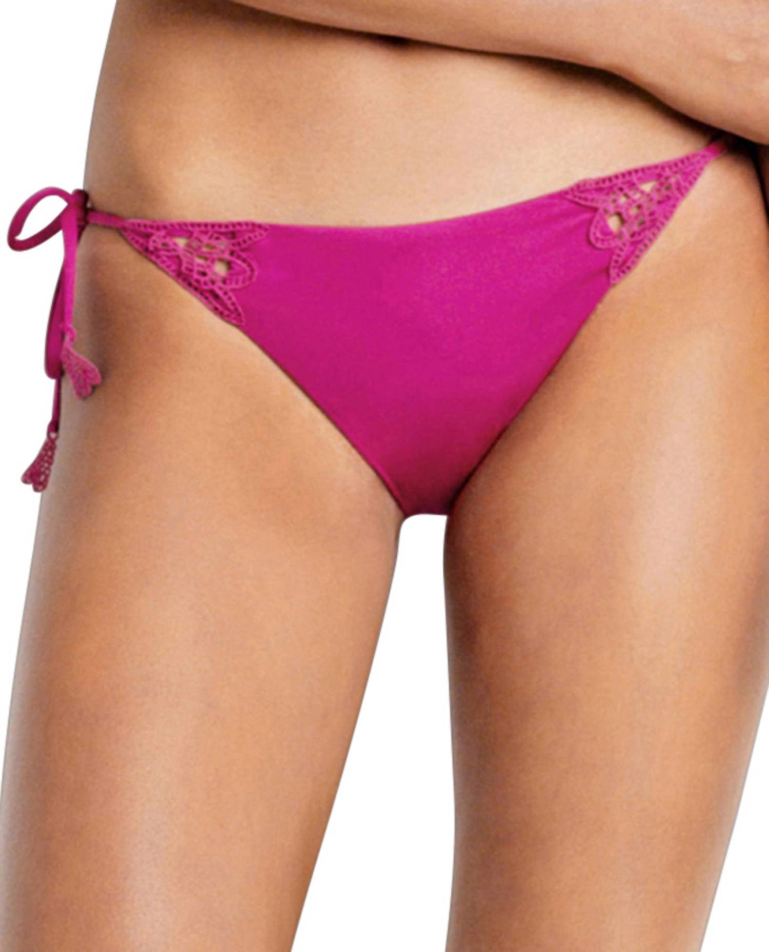 

Бразильские плавки бикини с завязками по бокам в цвете Sea Flower Festival Pink Seafolly