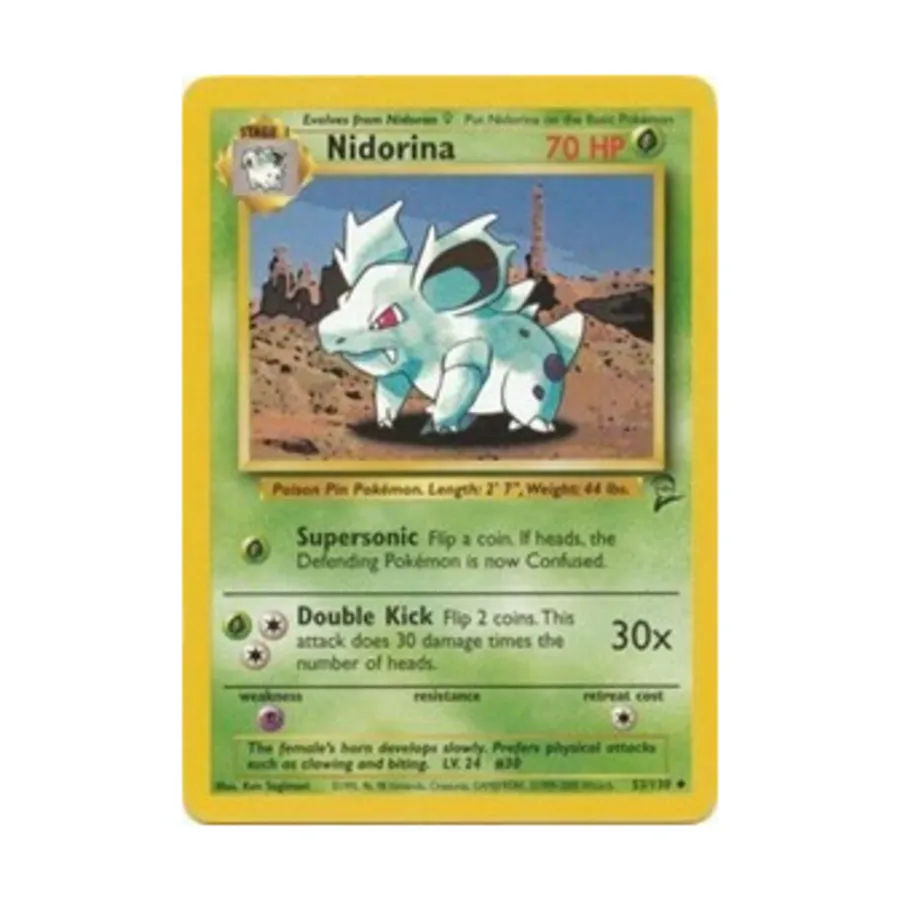 

CCG Нидорина (Ю) #53, Pokemon - Base Set 2 - Singles