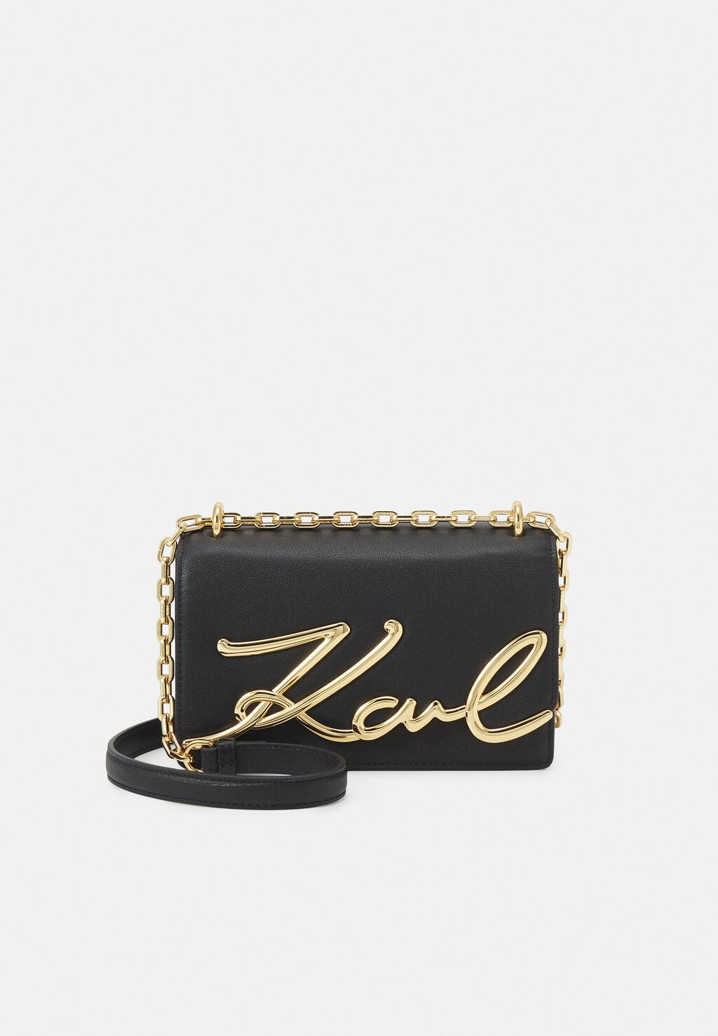 

Сумка KARL LAGERFELD СУМКА SIGNATURE, цвет black/gold-coloured