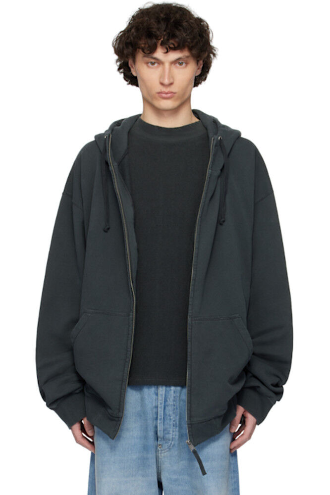 

Черная толстовка с капюшоном Maison Margiela