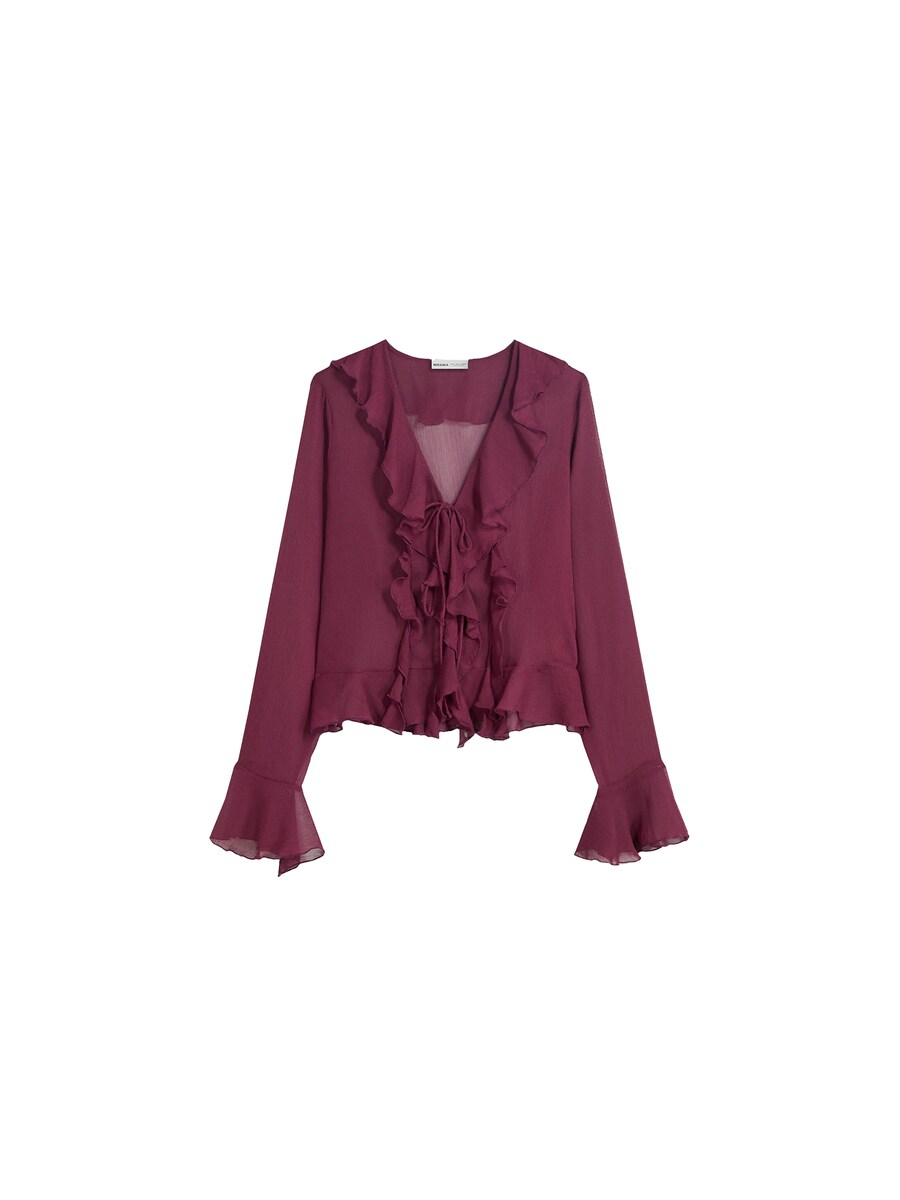 

Блуза Bershka, Dark red