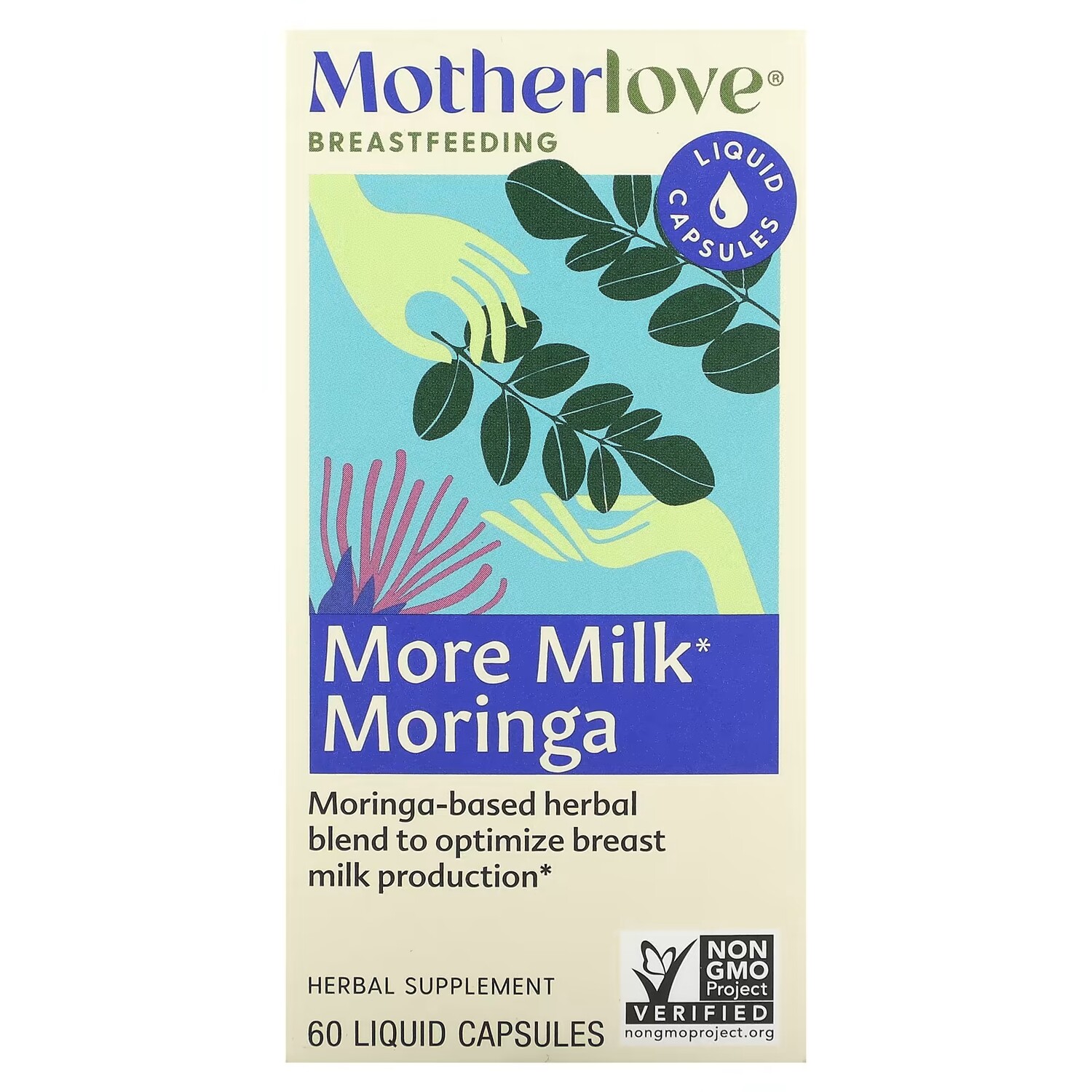 

Motherlove More Milk Moringa 60 жидких капсул