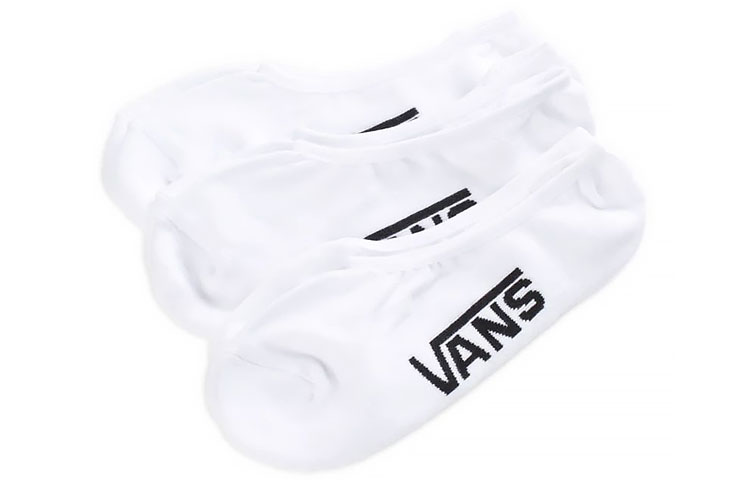 

Унисекс Ноу-шоу Носки Vans, 3 пары (Белый)