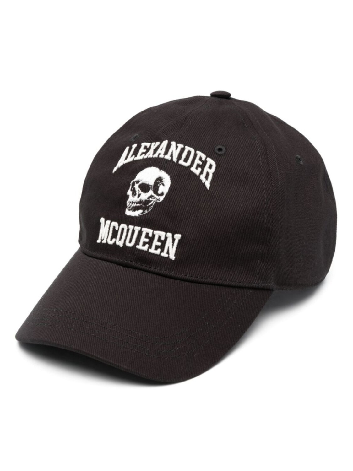 

Alexander McQueen бейсболка с вышивкой, черный