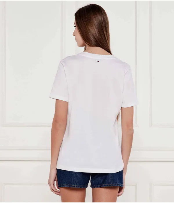 Футболка Regular fit Tommy Hilfiger, белый — фото 3