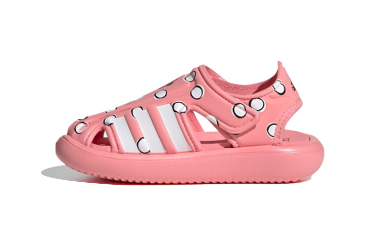 

Кроссовки для малышей Disney X Disney Co-branded TD Low-top розового/белого цвета Adidas