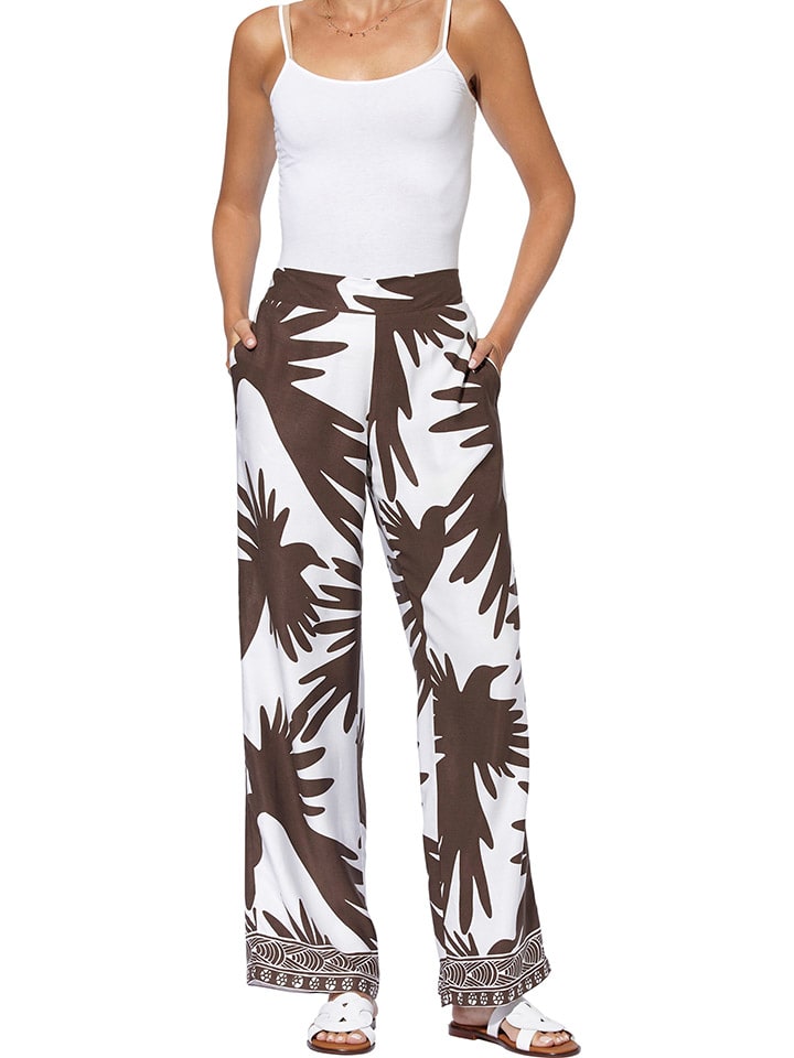 

Heine Брюки бело-коричневого цвета