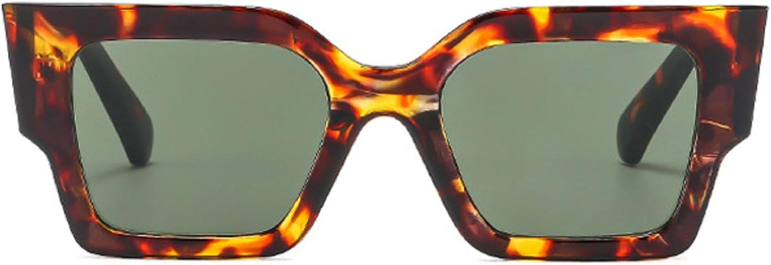 

Милые квадратные солнцезащитные очки для женщин, прямоугольные солнцезащитные очки для мужчин, модные солнцезащитные очки, женские очки с защитой от УФ-излучения UV400 mincl, Leopard