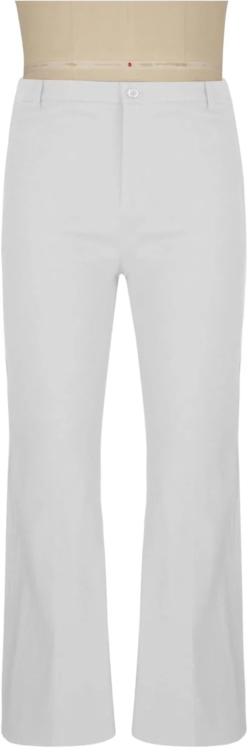 Джинсы клеш ретро White — фото 4
