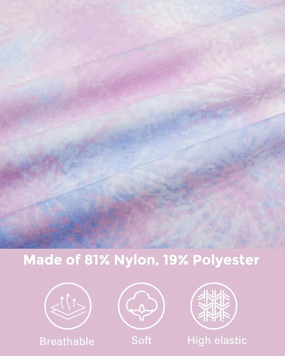 Леггинсы детские Stelle Athletic Leggings Tie Dye Marshmallow — фото 4