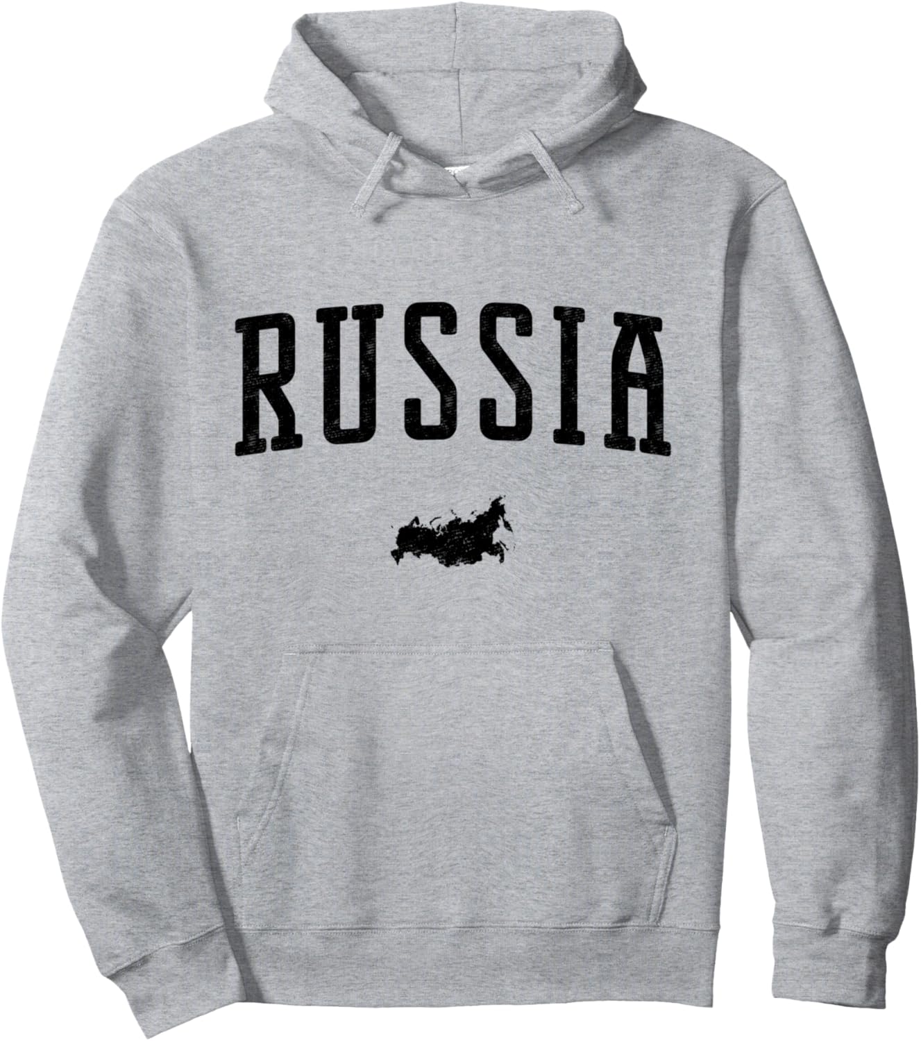 

Русская винтажная толстовка Russia Apparel Co, серый
