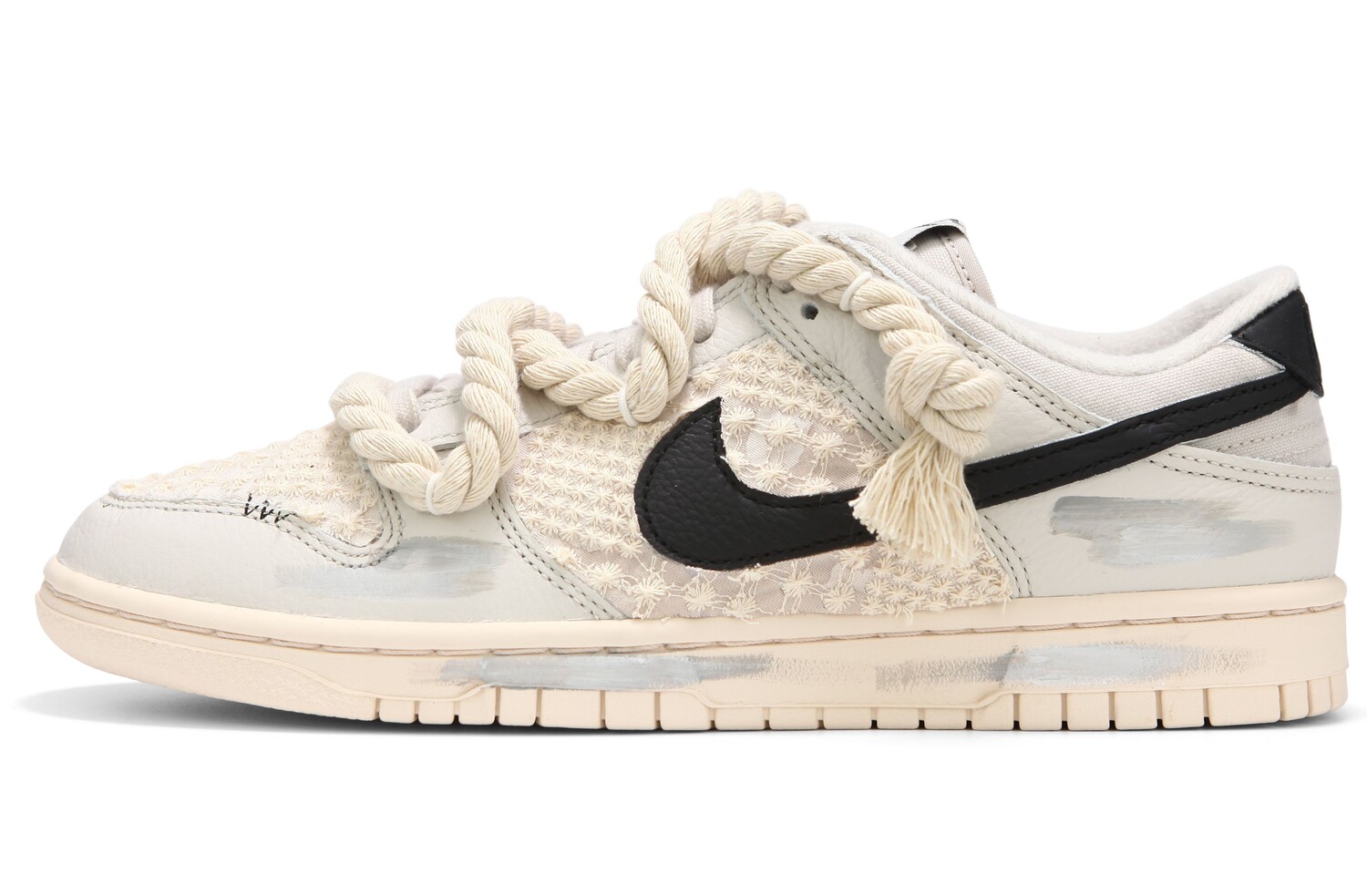 

Кроссовки Nike Dunk Skateboard Shoes Men Low-Top Beige Gray