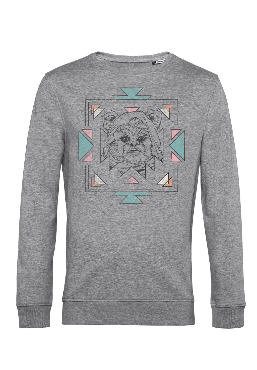 

Толстовка STAR WARS EWOK NATIVE Star Wars, цвет Mottled Light Grey