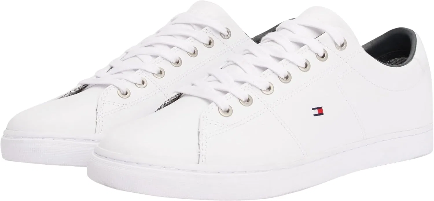Мужские кожаные кроссовки Tommy Hilfiger Cupsole, White (White) — фото 4