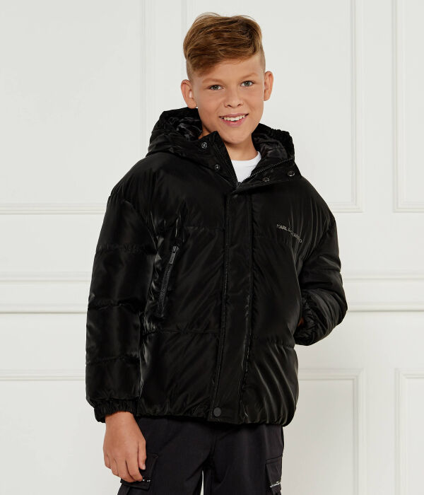 

Куртка Regular fit Karl Lagerfeld Kids, черный