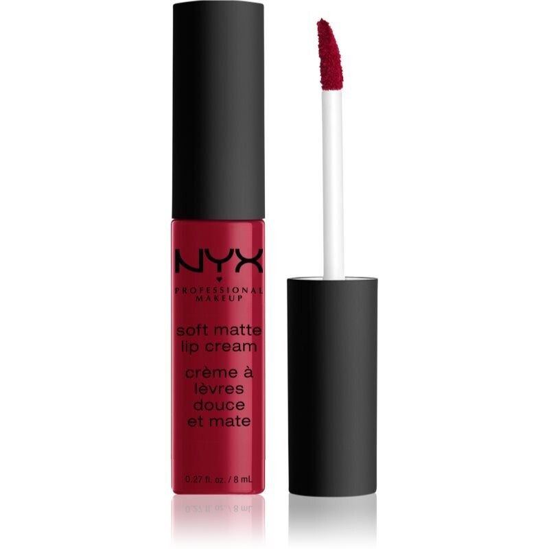 

NYX Professional Makeup Soft Matte Lip Cream Легкая матовая жидкая губная помада оттенка 10 Monte Carlo 8 мл