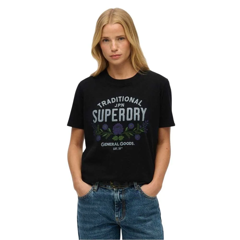 

Футболка с коротким рукавом Superdry Lot 54, черный