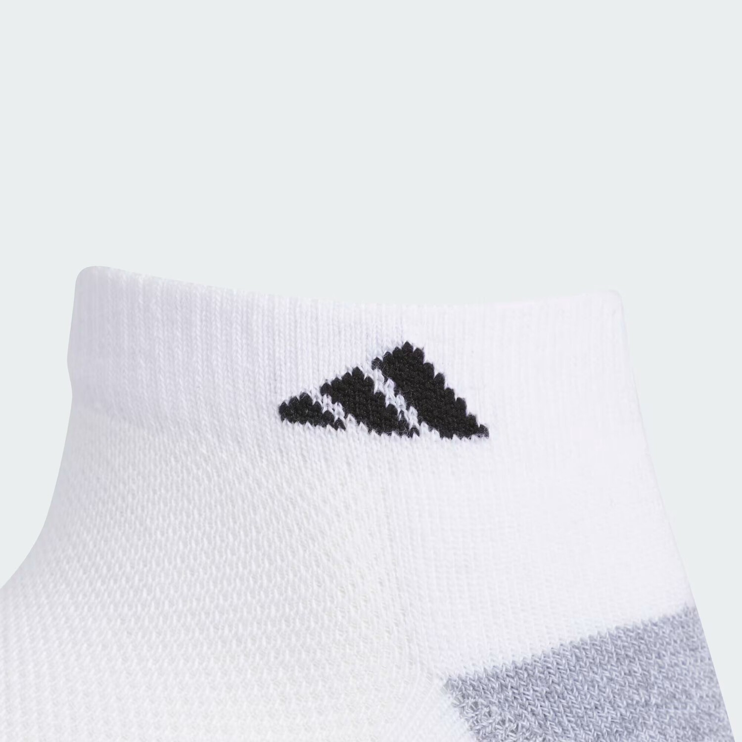 Комплект спортивных мягких носков с низкой посадкой, 6 шт., для детей Adidas, White/Grey/Black — фото 3