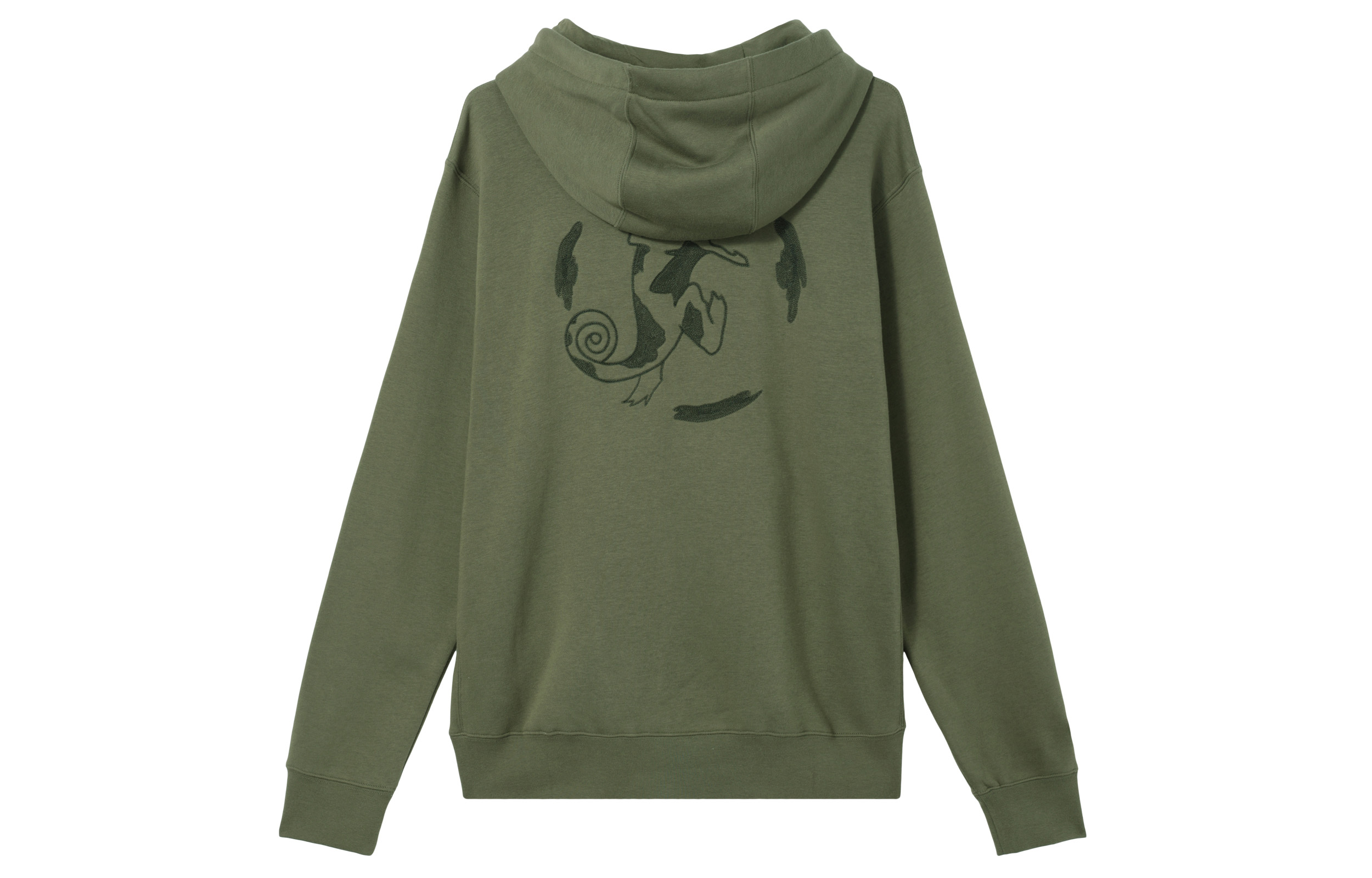 SB Fleece Pullover Hoodie Nike, оливковый — фото 3