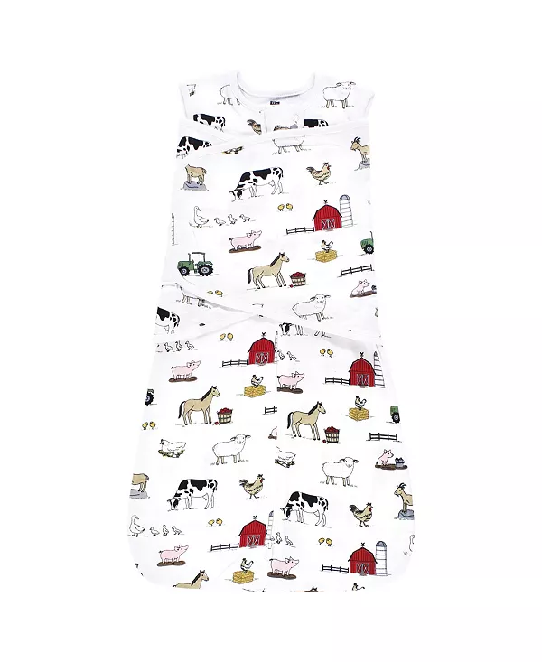 

Адаптивный спальный мешок и пеленка для мальчиков Hudson Hudson Baby, farm