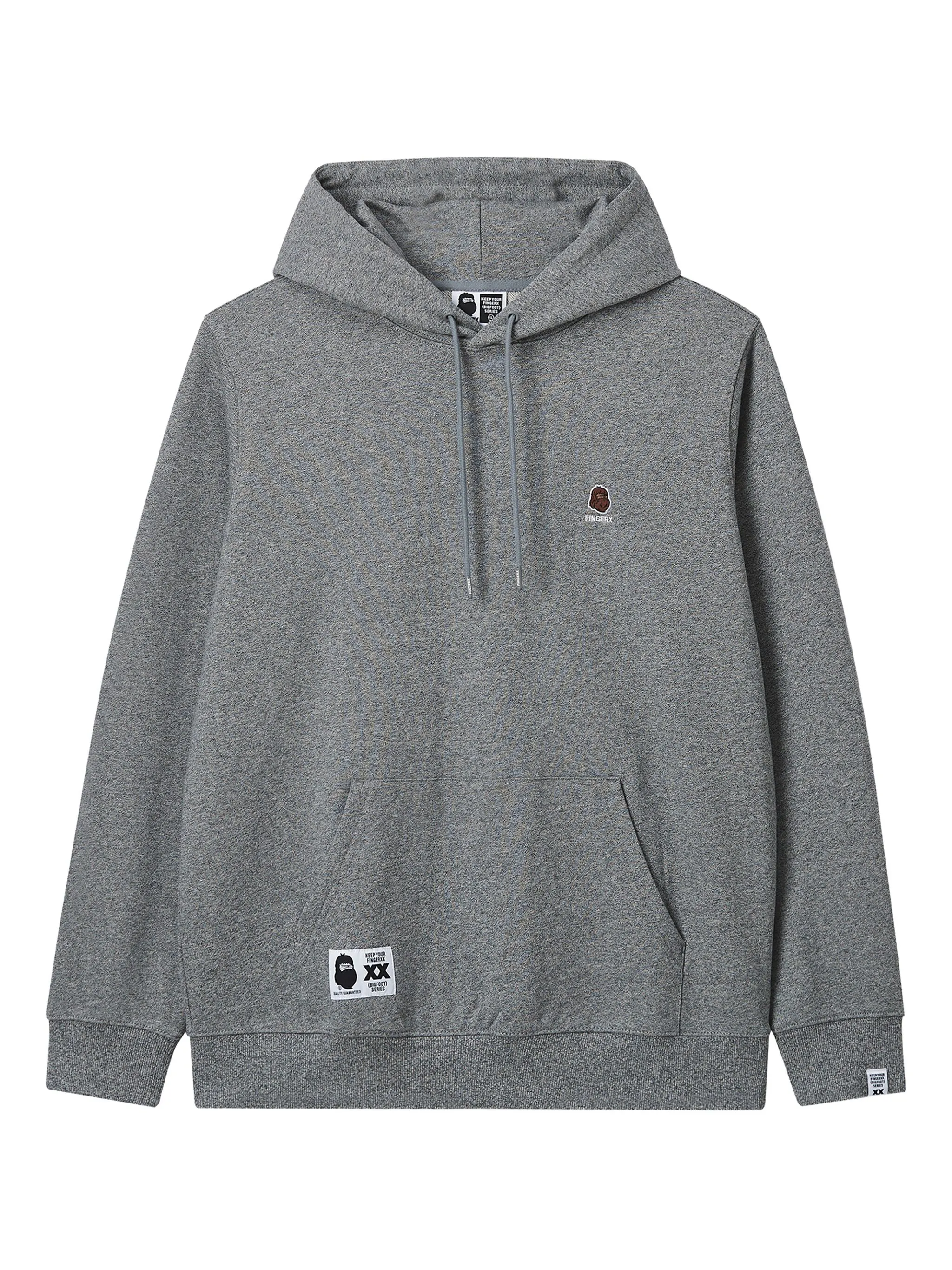 

Худи с вышивкой Fingercroxx, серый