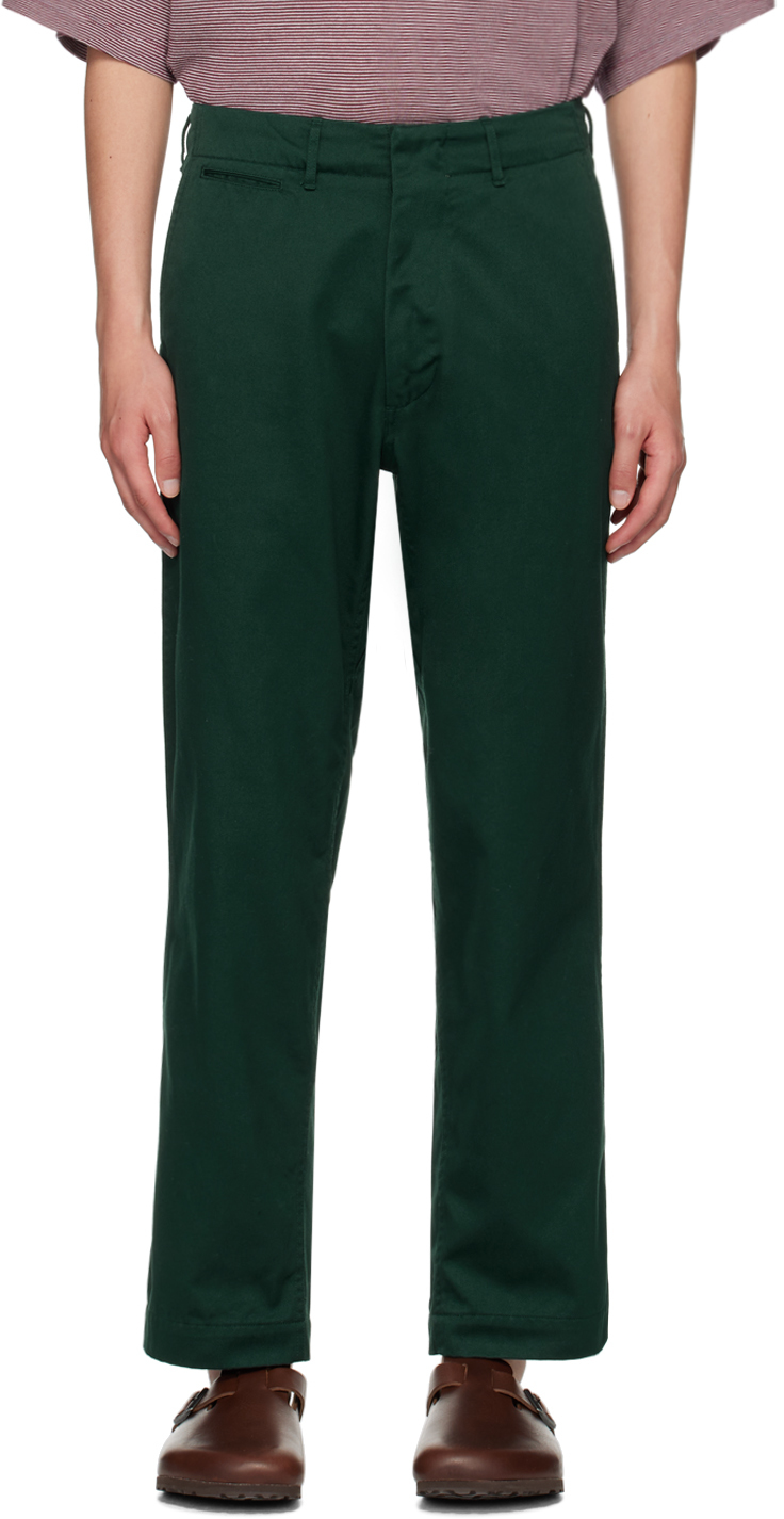 

Широкие брюки nanamica, Green