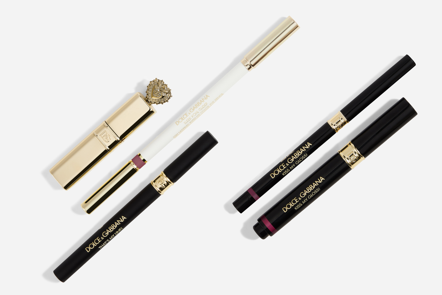 Набор для макияжа dolce&gabbana wicked wine Dolce & Gabbana, кисть для макияжа губ dolce&gabbana — фото 3