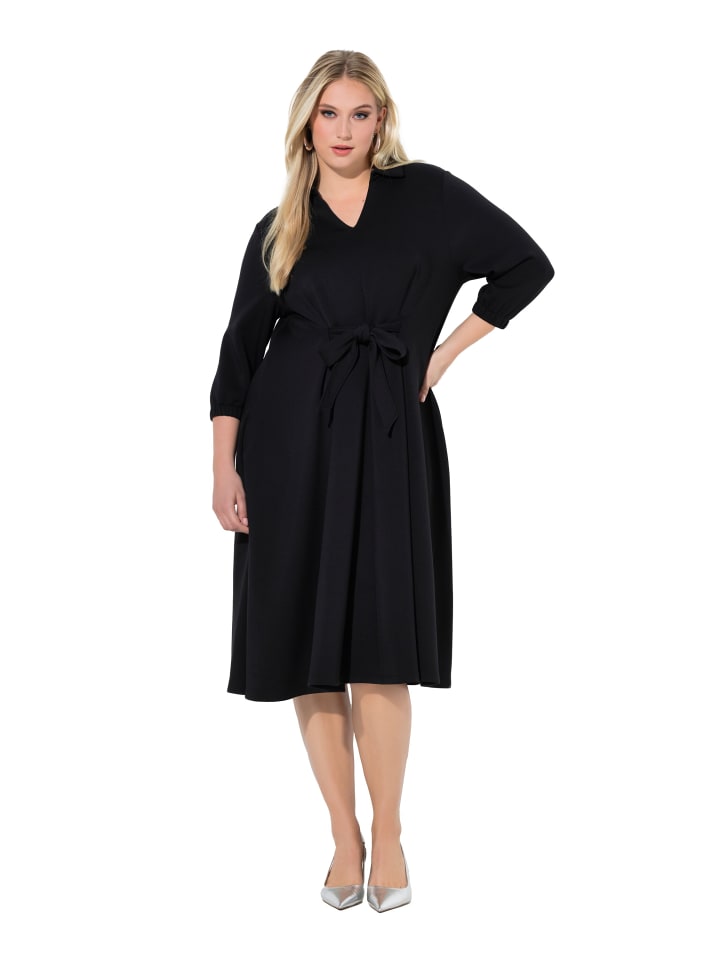 

Ulla Popken Черное платье миди