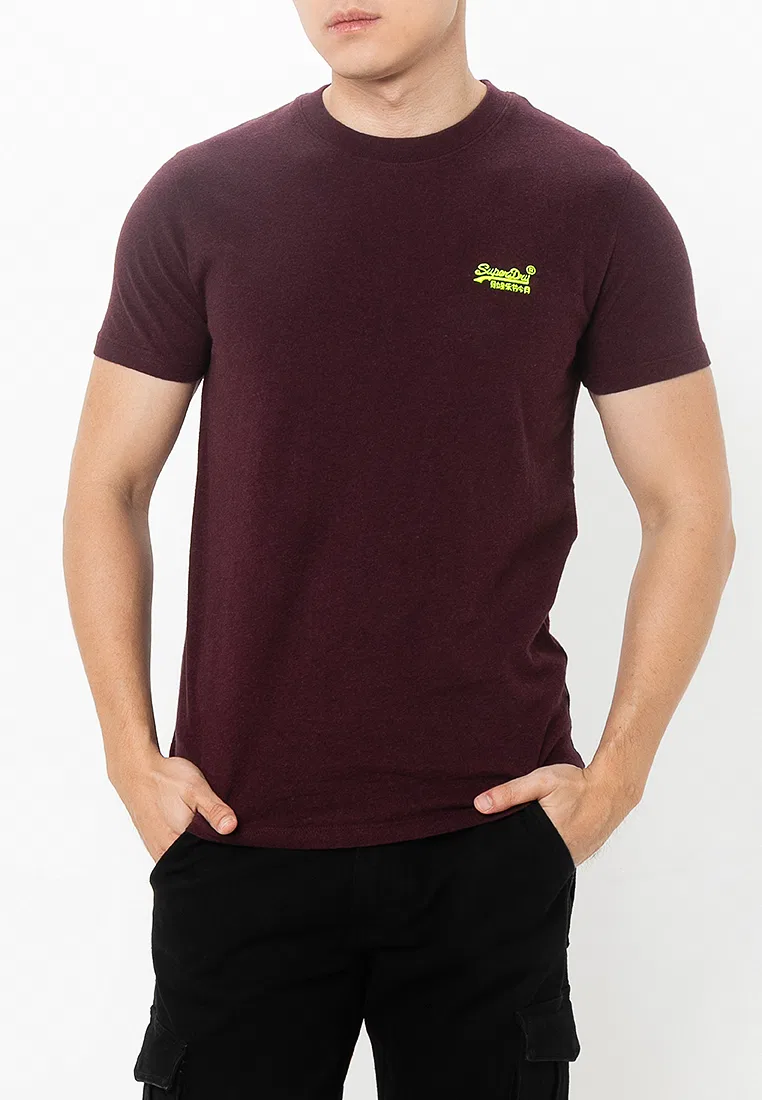 Футболка с вышивкой логотипа, Essential, короткий рукав Superdry, желтый