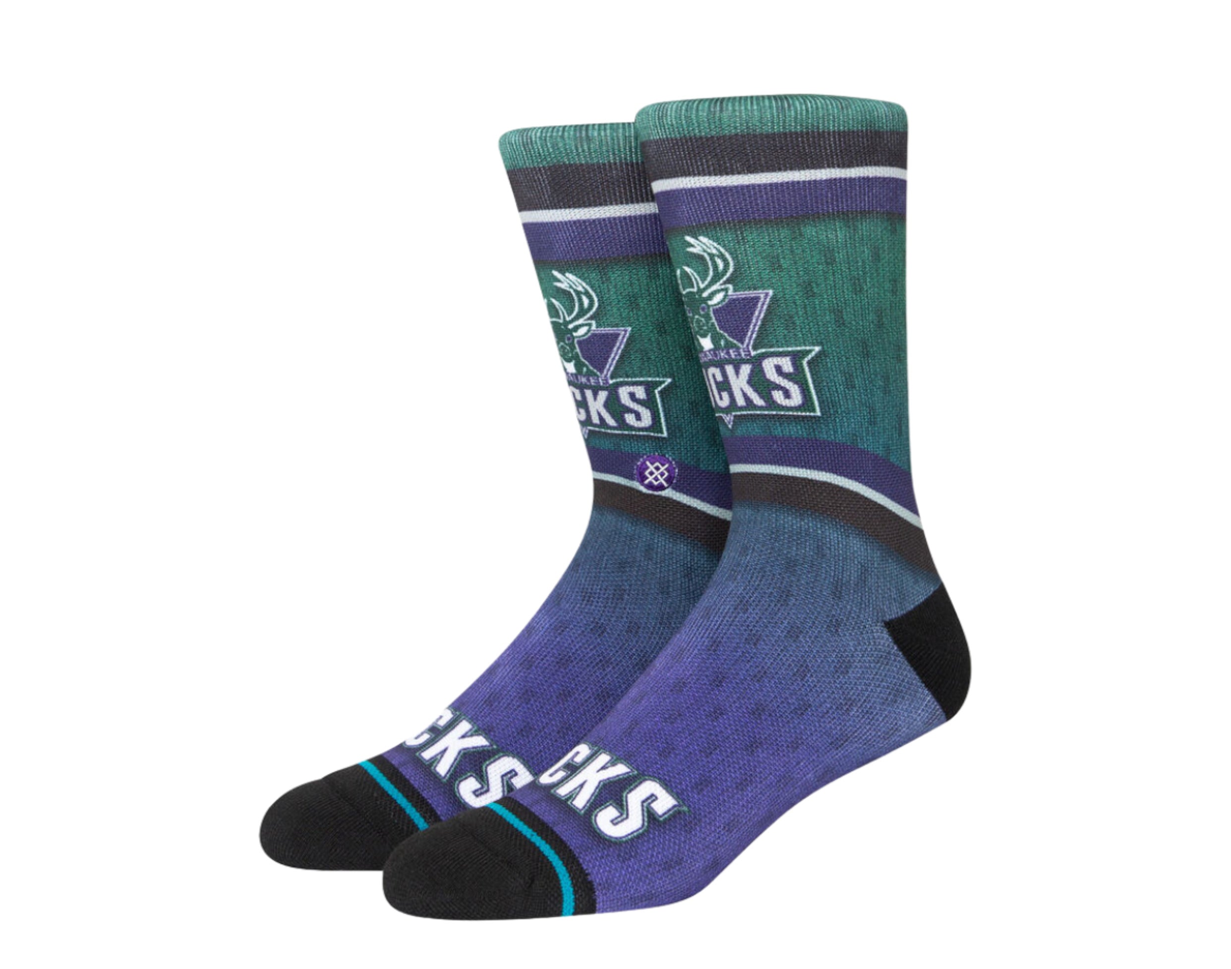 

Носки Stance x NBA Milwaukee Bucks Fader Crew Forest A558A22FBU-FOR, зеленый