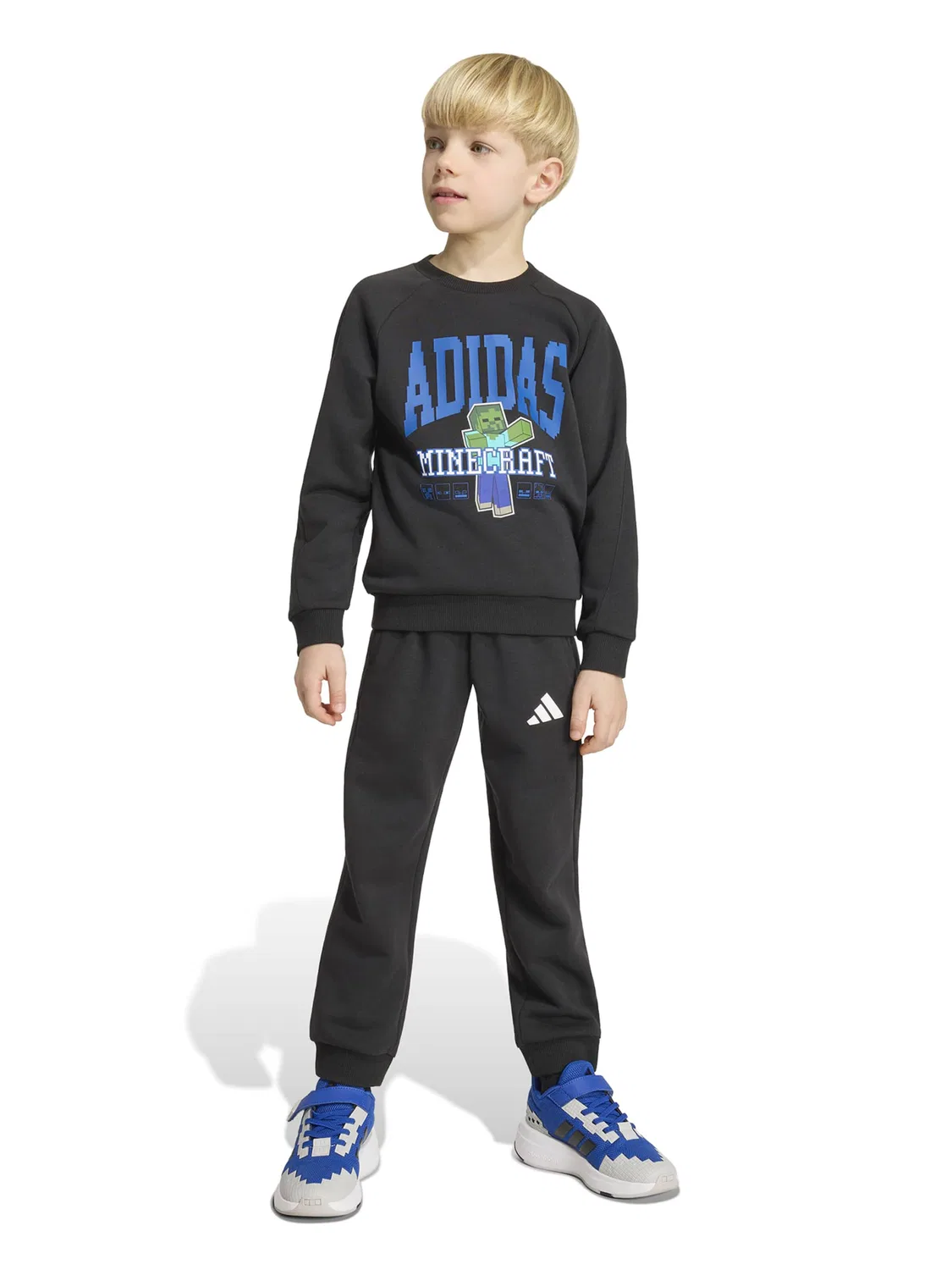 Спортивный костюм Adidas Sportswear Adidas x Minecraft черного цвета — фото 4
