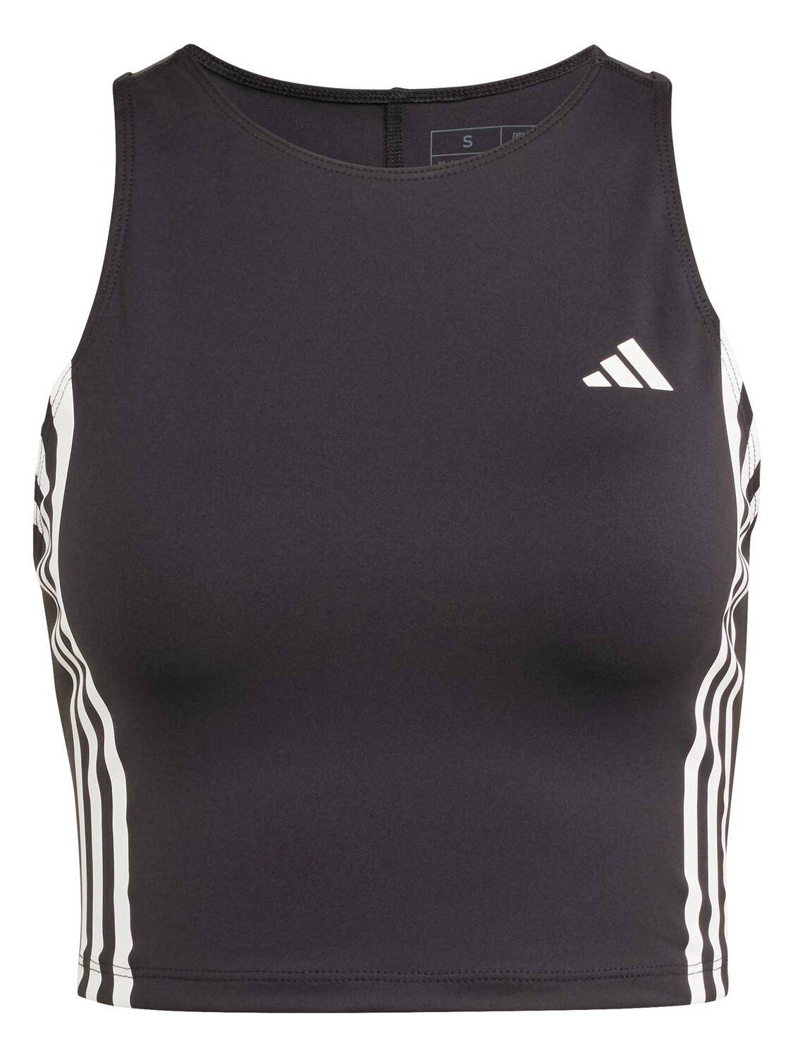 

Майка Adidas Performance Own the Run 3 Stripes Tank, черный