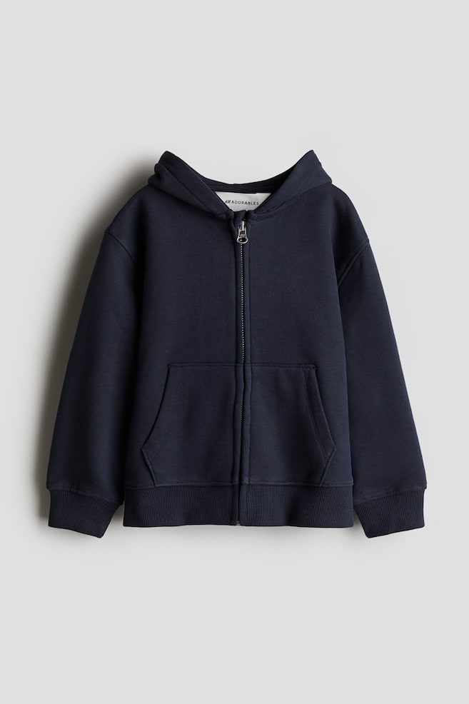 

Хлопковая куртка с капюшоном H&M, синий