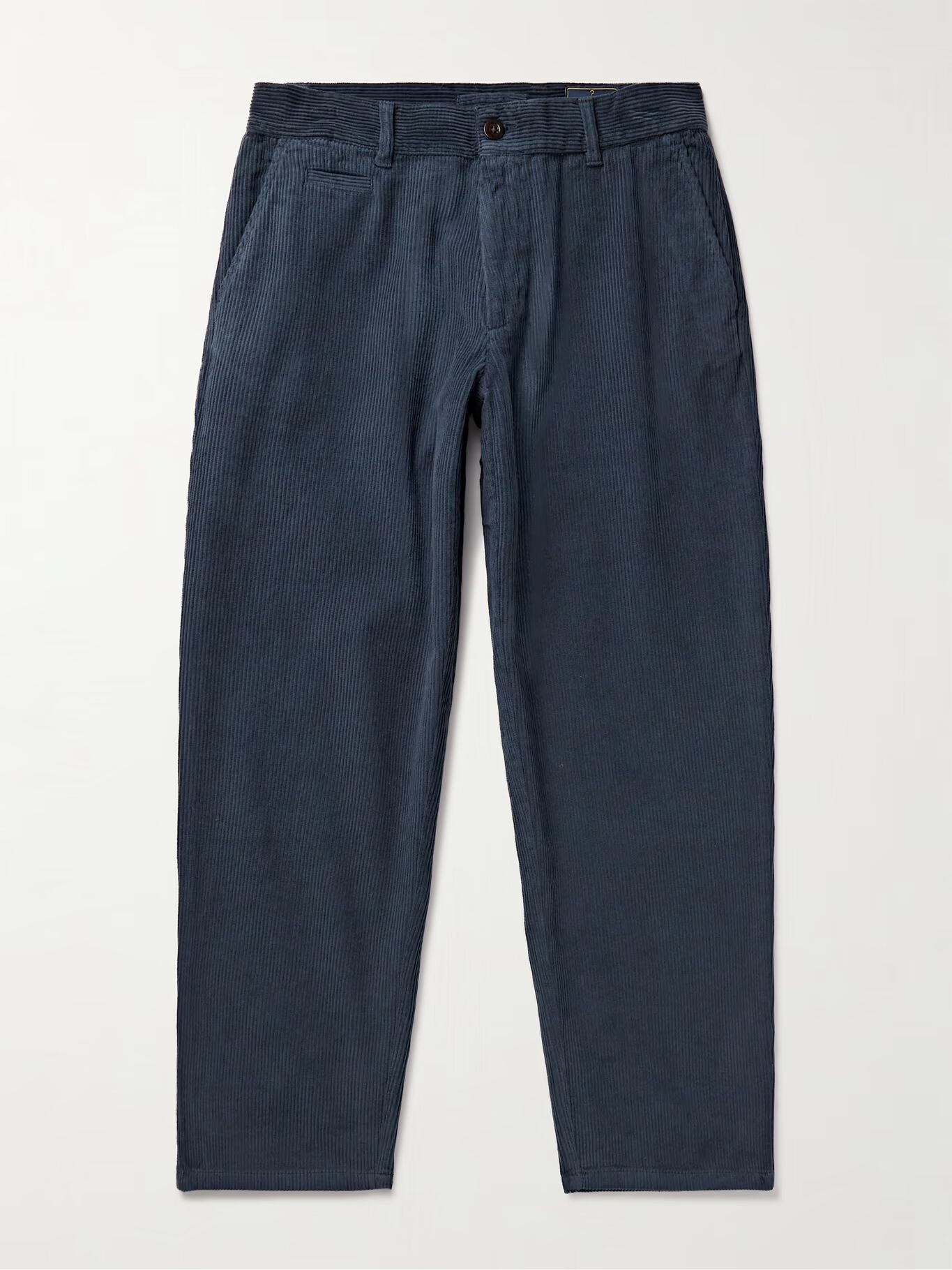 

Прямые брюки из хлопка и вельвета PORTUGUESE FLANNEL, синий