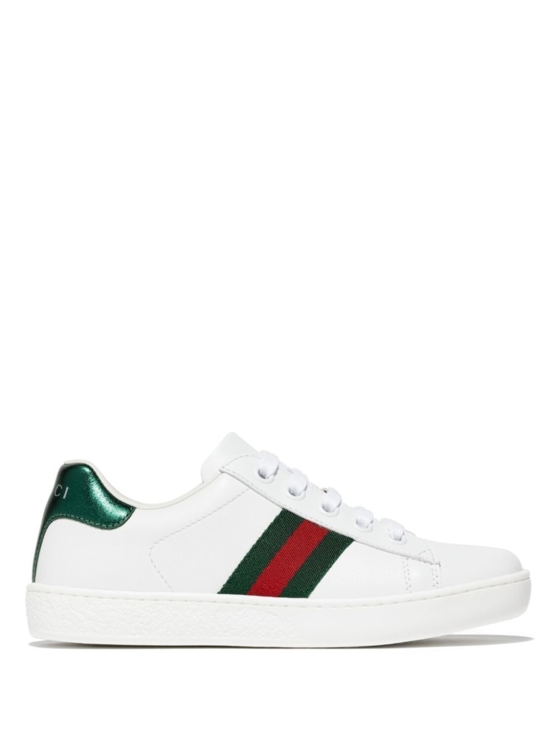 

Gucci Kids кеды Ace с отделкой Web, белый