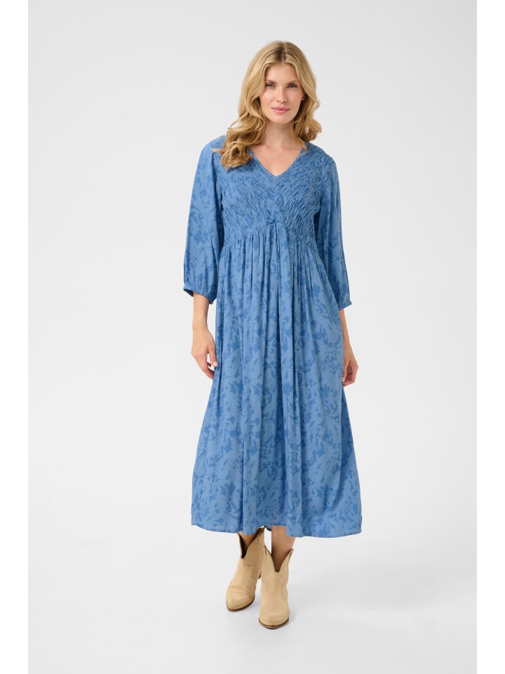 

Cream Женское платье CRTiah в цвете «Ривера Блю» с узором «Икат Пейсли»