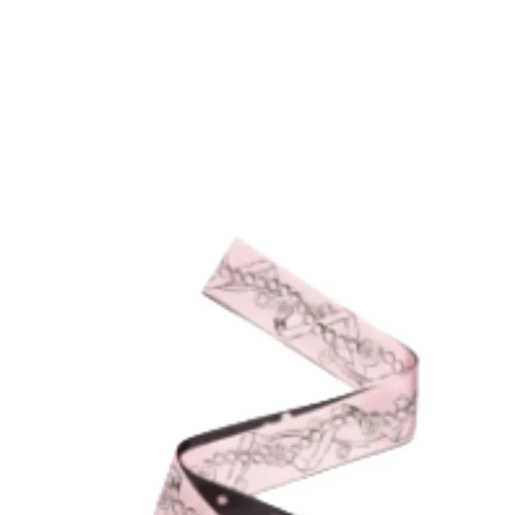 CHANEL Шелковый твиловый ободок для волос Women's Pink/Black — фото 2