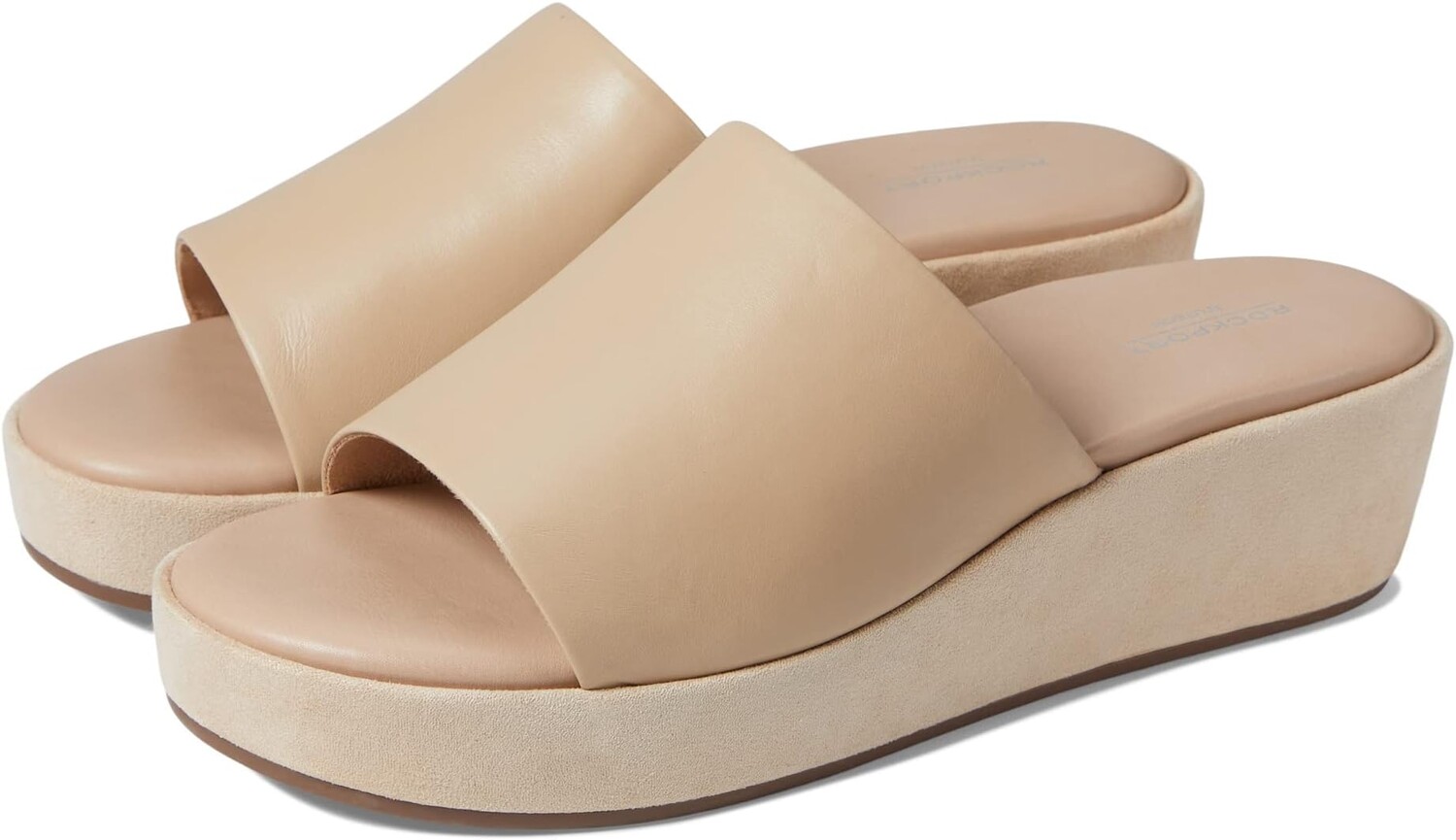 

Босоножки Aubriella Slide Rockport, цвет Neutral Beige Leather
